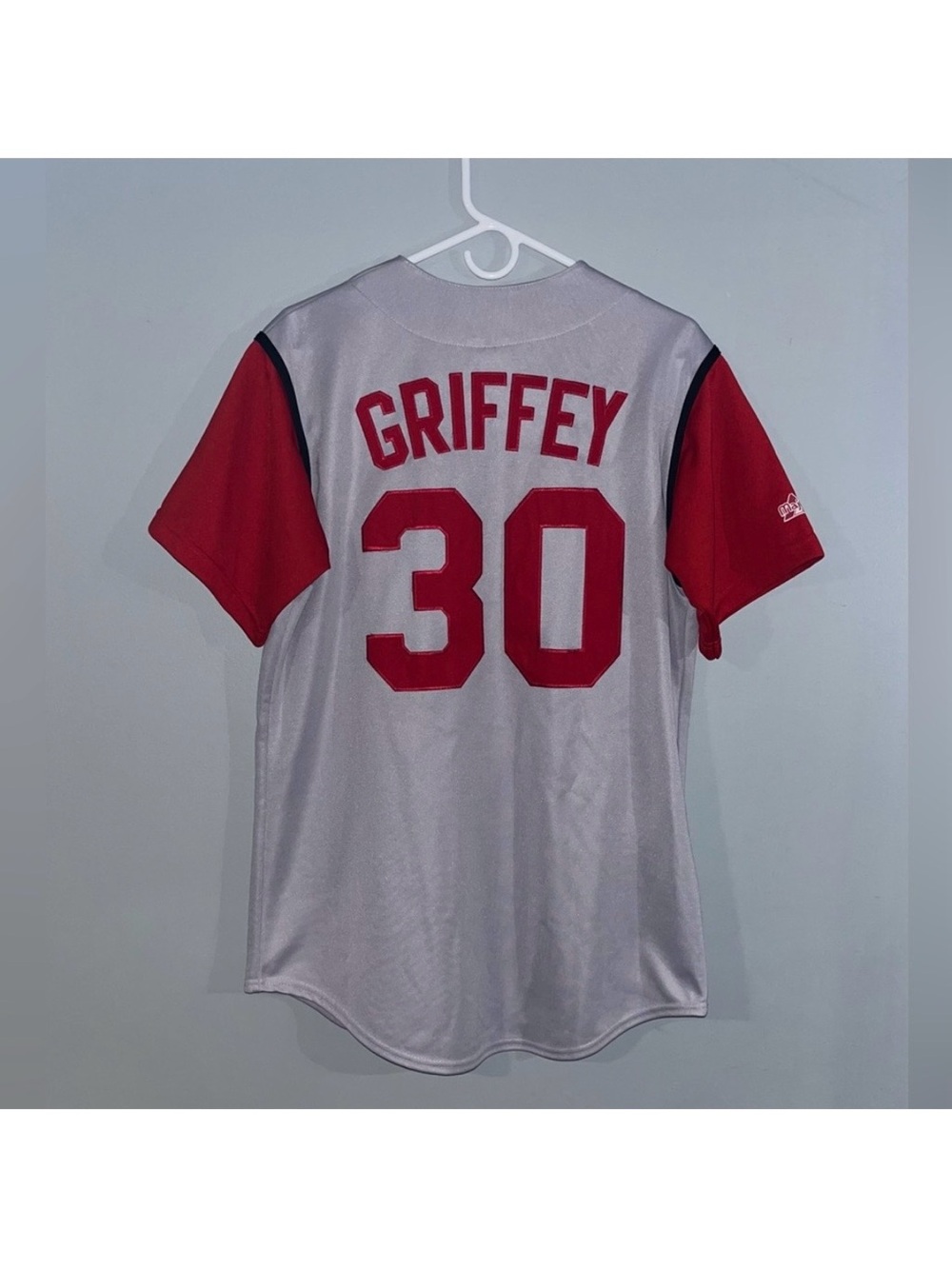 Cincinnati Reds Ken Griffey Jr #30 Authentic Throwback MLB Baseball Jersey